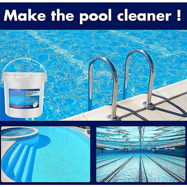 Klor Tabletter för Pooler 450g - Klor Pool Tabletter