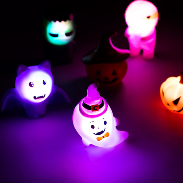 Pcs Light Up Halloween Bath Toys, Halloween Flashing LED Light Toys, Floating Bath Toy for Babies, Toddlers, Water Bath Games, Pool Party