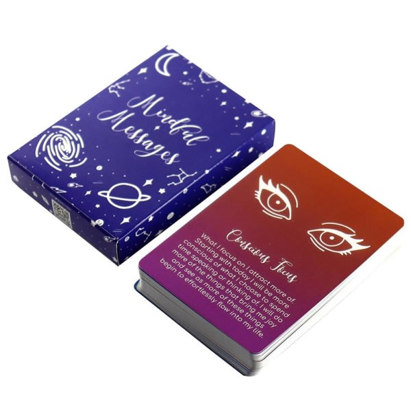 Mindful Messages Oracle Tarotkort Profetia Öde Spådom Dec En storlek A One size
