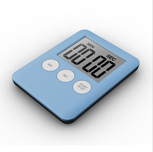Digital timer med magnet - Kökstimer Himmelsblå