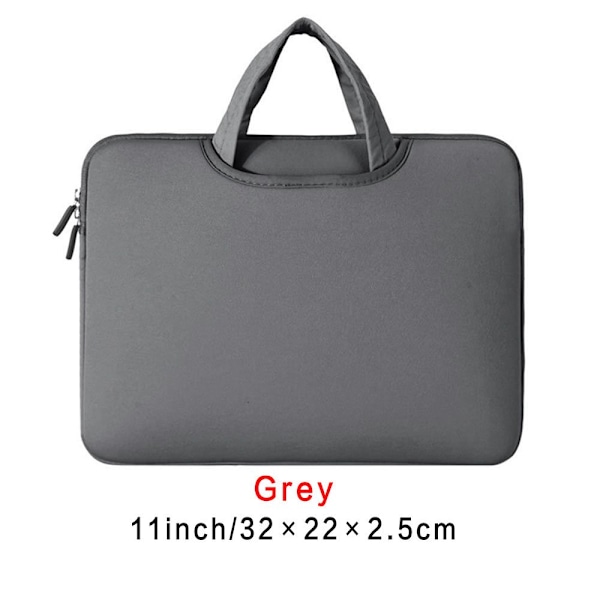 11 13 14 15 15.6 tommer Laptop Taske Til Laptop MacBook grå grey 11 inches