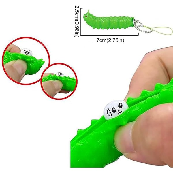 Offiser 1 ST Relief Focus Leker Leker Stress Nøkkelring Leker Forbedre Leker Eventyr Leker Sett (A, En Størrelse)