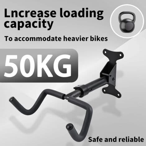 Justerbart cykelväggfäste 10cm Förlängningsbart 50kg Lastkapacitet