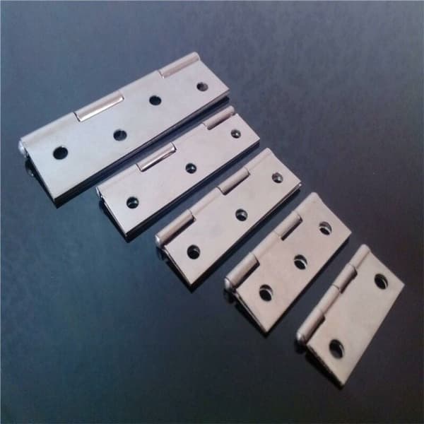 10 stk. rustfrit stål hjem møbel hardware dørhængsel lang 75 mm x 50 mm