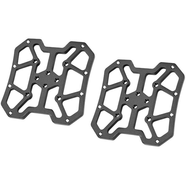 TONYSA 1 Par Aluminium Legering Cykel Clipless Pedal Platform Adaptere til SPD (Sort)