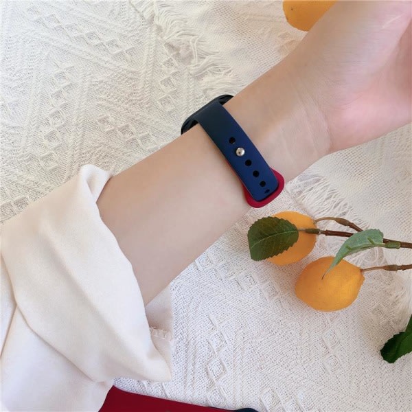 Silikon Armbånd Apple Watch 38/40/41 mm - Sort Sort Sort