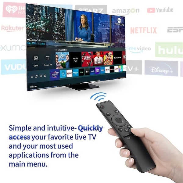 Universal Smart TV-fjärrkontroll för Samsung Smart TV BN59-01259E BN59-01259B BN59-01265A BN59-01266A