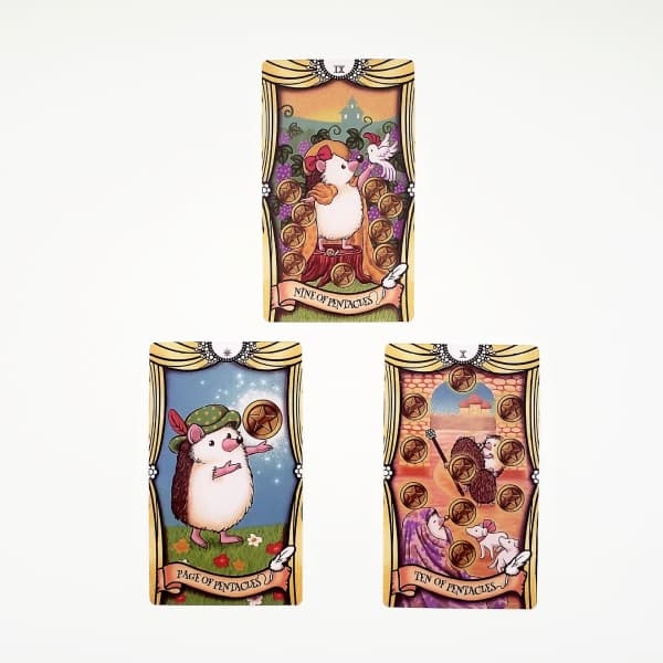 Siiliperheen Korttipeli Tarot-korttipakka