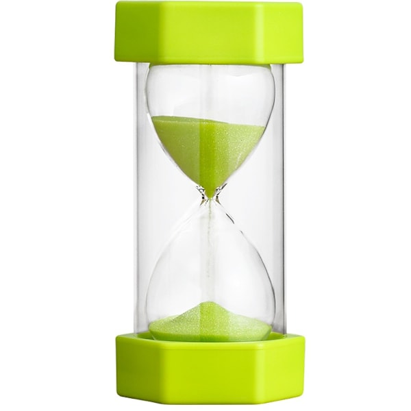 Hiekka-aika-kello Lasinen Aika-kello Gadget Boutique Keräilyesine Leikki Iso Hiekka-aika yellow 3Minutes