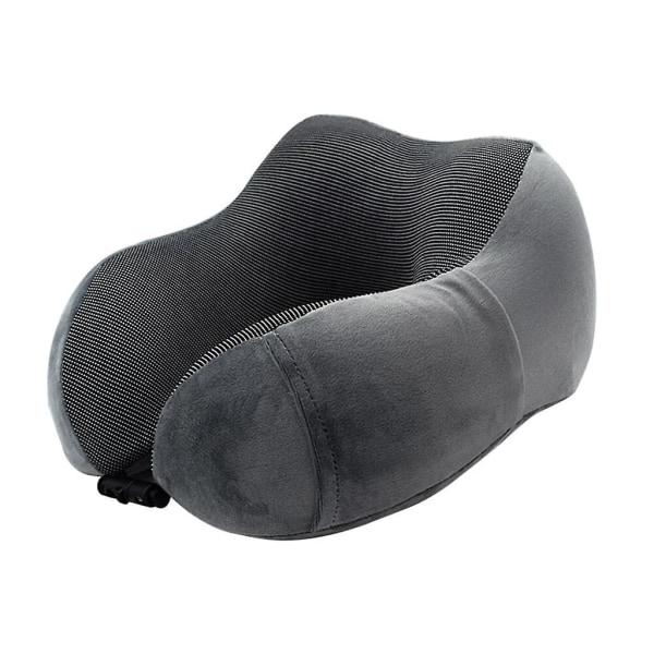 PC U-formet Memory Foam Nakkepude Blød Langsom Rebound Rumrejser Pude Solid Nakke Sengetøj