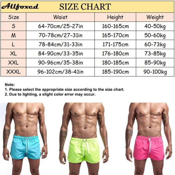 Miesten kesäuimapuku Shorts Brand Beachwear Oranssit L zdq