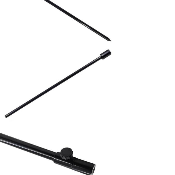 1-paket karppi-kalastustuki Vapa Säädettävä koko kalastustuki musta B