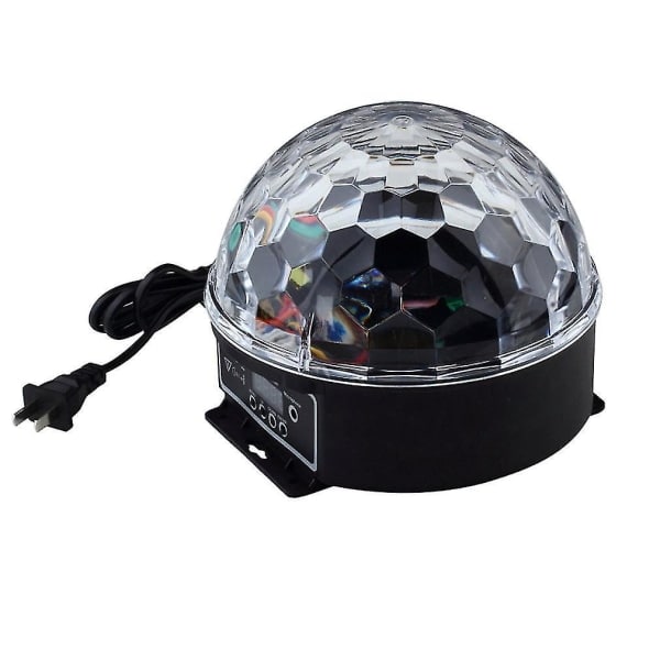 6 farver Led Crystal Magic Ball Effekt Lys Disco Dj Scenefest