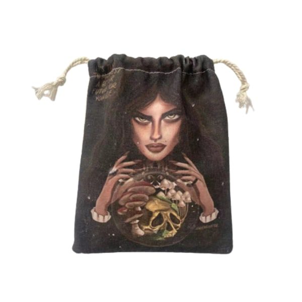 Tarot oppbevaringspose Tarot kortpose Tarot pose Trykt Tarot mønsterpose pose Tarot pose Gavepose Kortpose Smykkepose null - 15