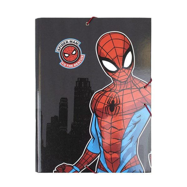 Folder Spiderman A4 Svart (24 x 34 x 4 cm)