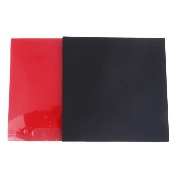 Pöytätenniskumipäällinen Punainen Musta Sienimailan Pohjakumi 4 Mustalle Yksi koko Black one size