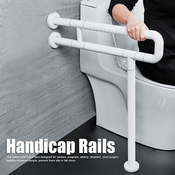 70 cm kokoontaitettava WC-tukikaide, vammaisten WC-tukikaide, kokoontaitettava turvatukikaide, ruostumaton teräs, vanhuksille ja raskaana oleville