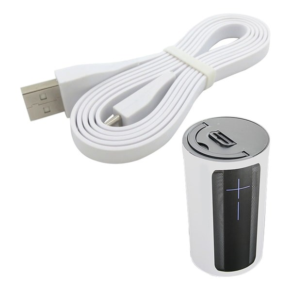 Slitesterk Micro-USB strøm for UE BOOM MEGABOOM ROLL lydhøyttaler, holdbar lader