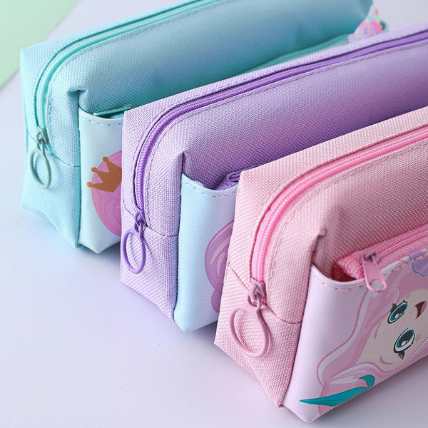 e Mermaid Primary School Case Dubbel Oxford Zipper Penci A2