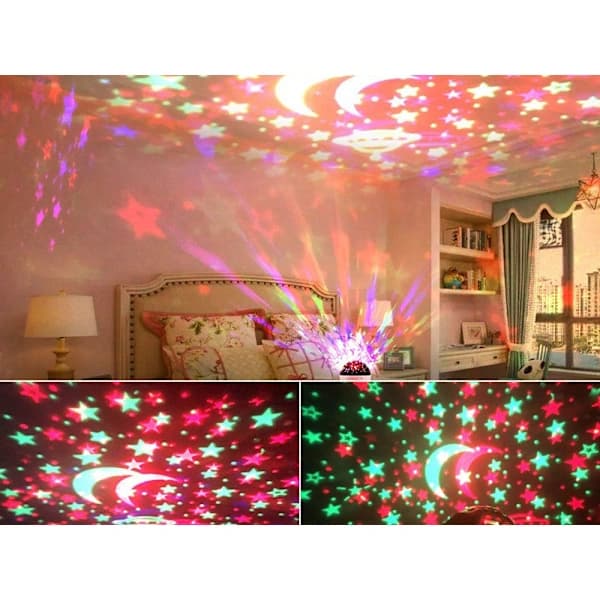 Star projector night light star led speaker bluetooth usb projector