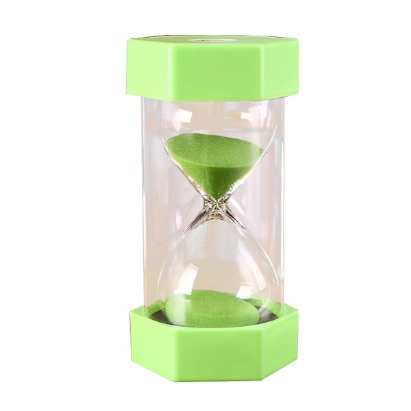 Tidsglas Sandur Timer Glas Timer Gadget Boutique Samleobjekt Legetøj Stor Tidsglas green 60Minutes