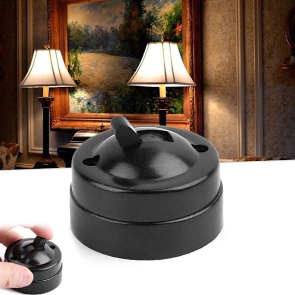 Vintage-seinäkytkin, yksinapainen vipukytkin hotelleihin, retro-design