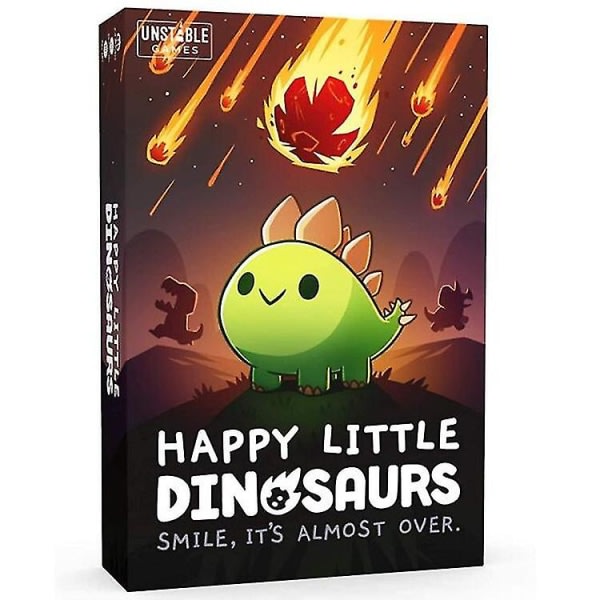Happy Little Dinosaurs engelsk kortspel Brädspel Pusselspel for at forbedre venskab pusselspel, sällskapsspel