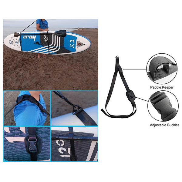 Paddle Board Bärrem Svart