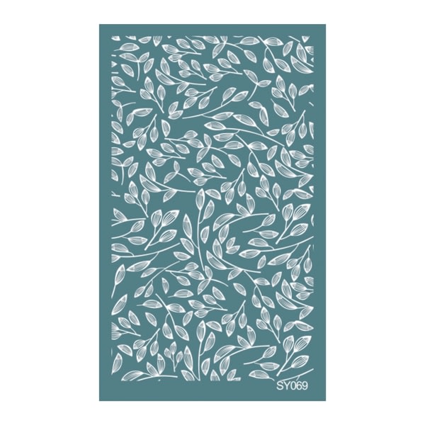 Silkscreen Schabloner för Lera Återanvändbara Silkscreen Tryck Lera Smycken Tillverkning DIY Konst Hantverk Örhängen Tillverkning Leverans Verktyg null - SY069