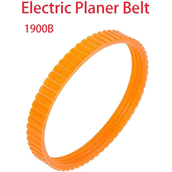 10-pack 1900B tandade remmar för elektrisk hyvel, 9,6 mm bredd, orange