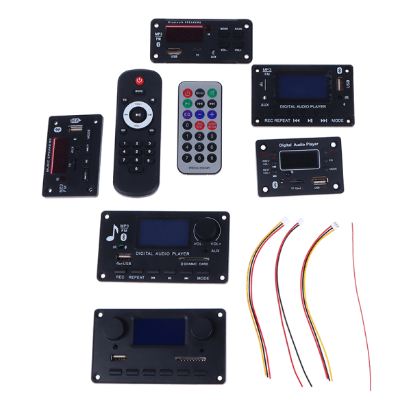 DC12V MP3 Dekoderkort Bluetooth Bil MP3-spelare USB-inspelning JQ-D006BT