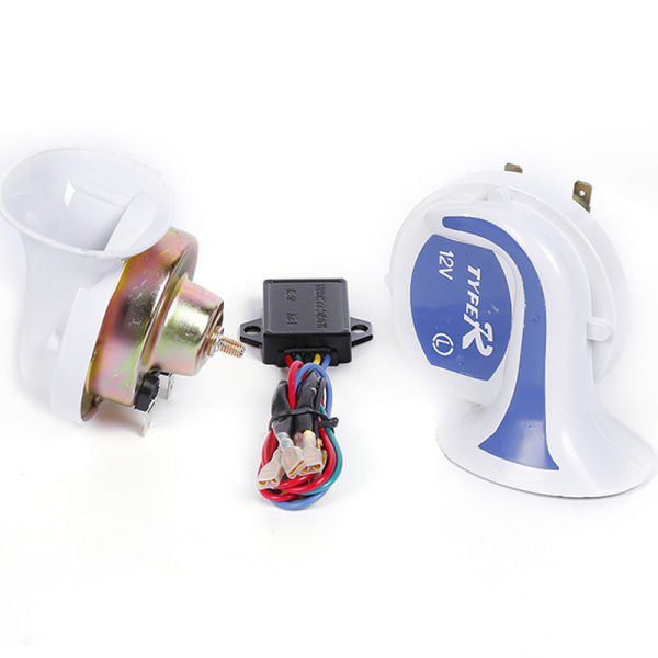 2 kpl Bil Air Horn Moottoripyörä Multi Tone 8 Voices Tone Horn Set