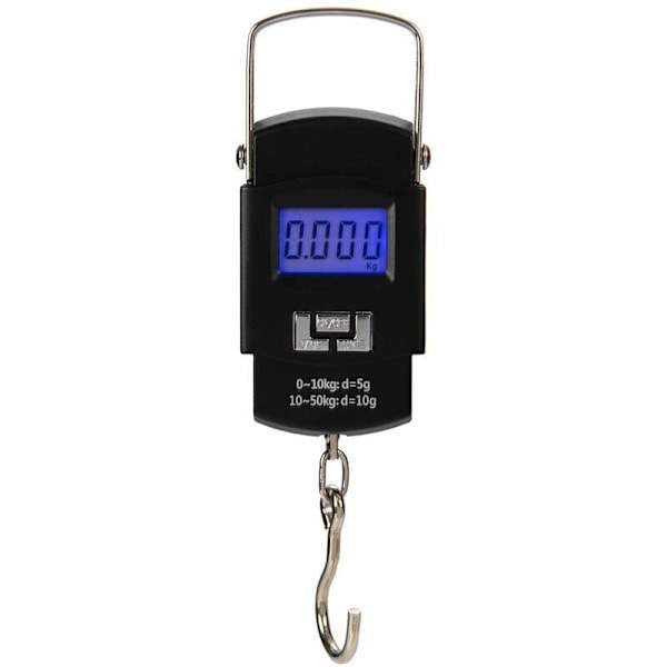 50 kg matkalaukkuvaaka kannettava digitaalinen kalastusvaaka paino kalastukseen, matkalaukkuvaaka, matkustamiseen, kotikäyttöön