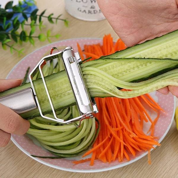 Rostfritt stål Multifunktionell grönsaks- och Julienneskärare för Potatis CDQ