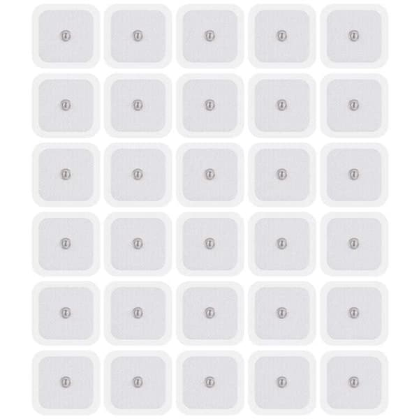 30 stk Cm elektrodeplater selvklebende elektrodepatcher for TENS-terapimaskiner fysioterapi, Store mengder, kan kontaktes