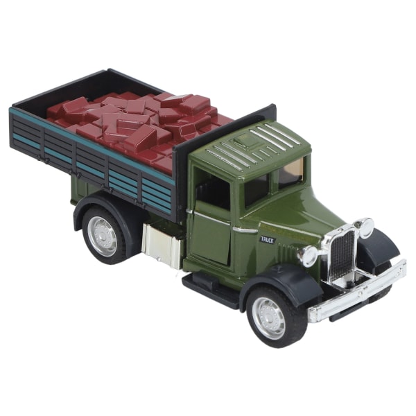 Transport Lastbil Model Diecast 1:32 Legetøj Legetøj Klassisk Retro American Transporter til Kid Brick Type