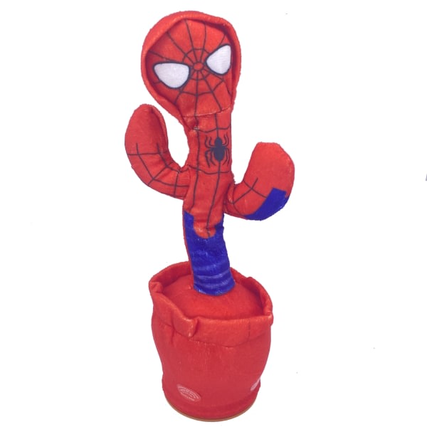 Dansande Pratande Upprepande Sjungande Kaktus Leksak Spider-Man