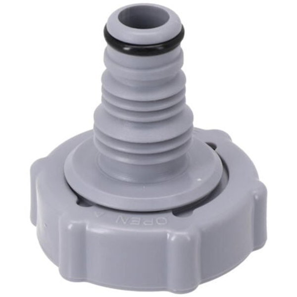 P6H1419 Afløbsventil, poolslange afløbsforbindelse, afløbsrørsforbindelse, afløbsventilforbindelse (grå Ø 32 mm)