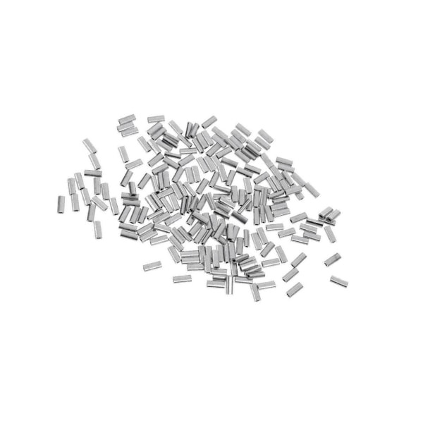 1/2/3 200 stk aluminiumlegering fiskesnøre Crimp Wire Leader 1Set