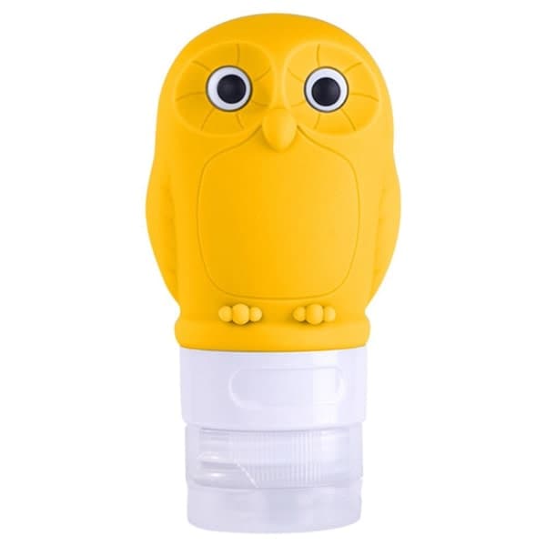60 ml silikonflaska tomma flaskor GUL
