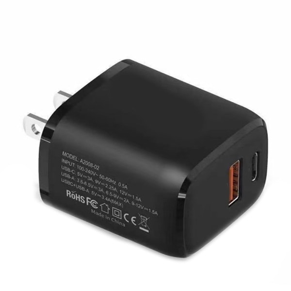EU USA AU Strömadapter 2P Adapter Europiskt Uttag till AC-kontakt Strömadapter Uttag UK 2-polig AC-strömomvandlare