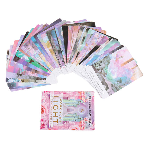 Arbeta dina lätta Oracle-kort av Rebecca Campbell En kortlek med 44 kort Multicolor one size Multicolor one size