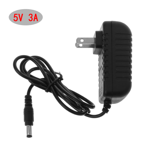 5V/3A strøm ekstern AC/for DC for transformatorer Adapter for USB Hub/LED Strip/CCTV/IP Camera Plug Center EU
