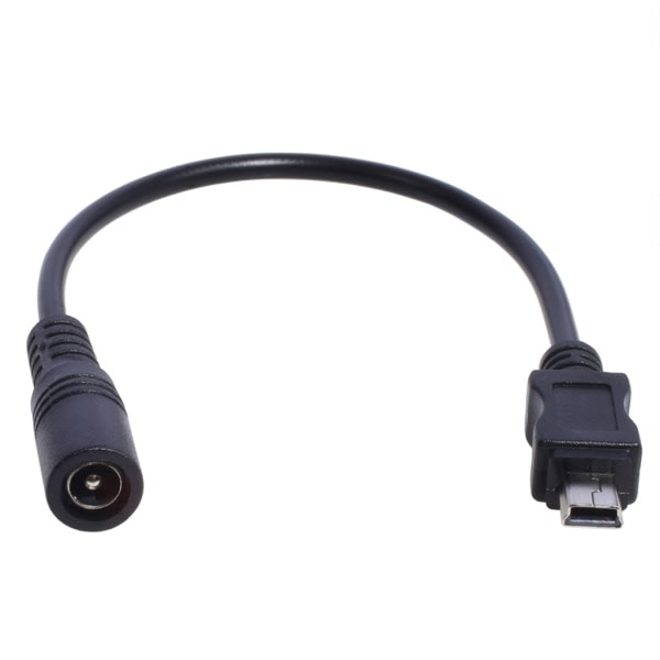 DC 5.5x2.1 hona till mini USB hane-kabel 5521 Power Jack DC Power Connector- 5.5x2.1 Adapter Mini USB Converter