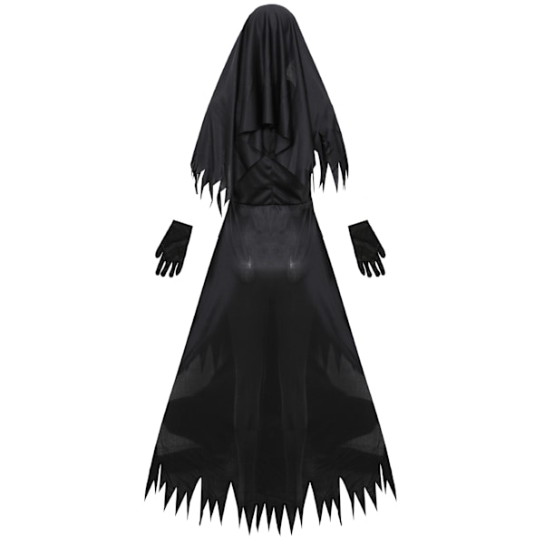 Halloween-nunnakostyymi cosplay-roolipeli vampyyri demoni-asu M