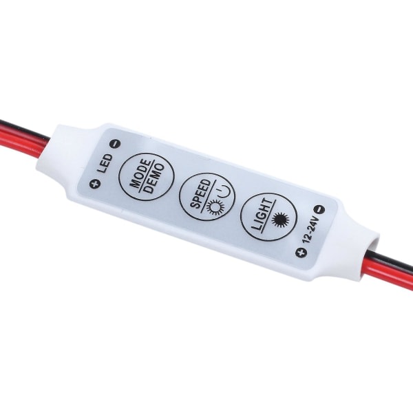 Ny LED-dimmer 12A 12V-24V for LED-striper enfarget kontroller