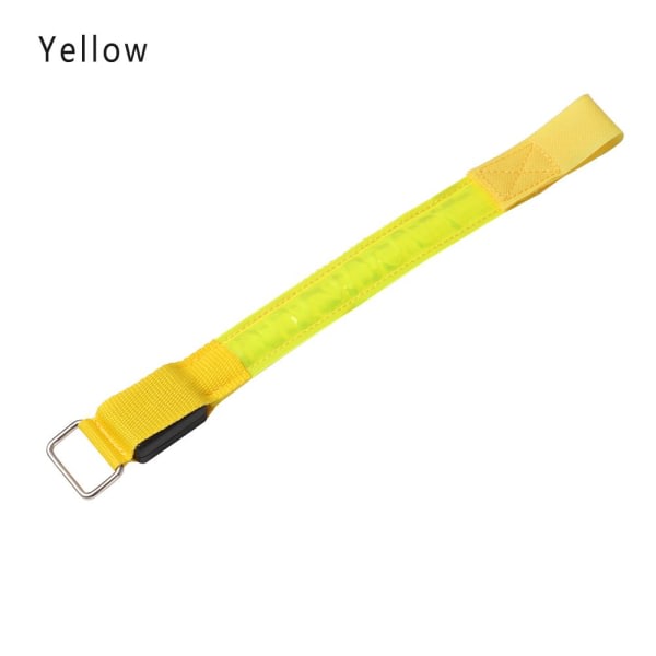 Mordely Blinkande Armband LED Lysande Ljus GUL USB LADDNING USB gul USB Laddning-USB Laddning