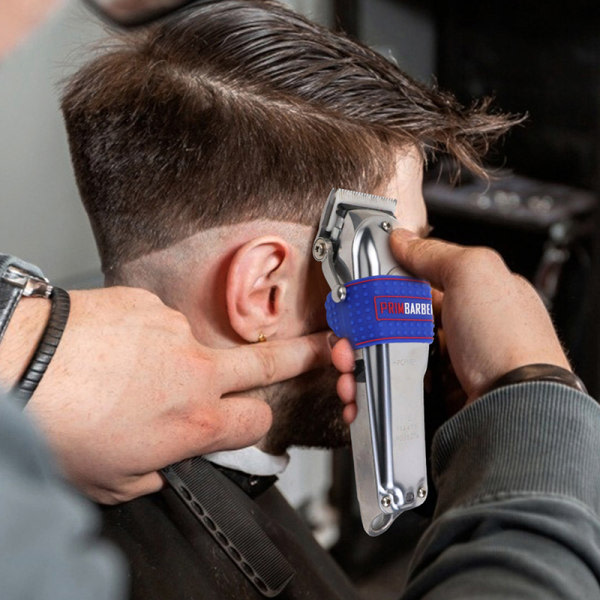 1st halkfri Barber Clipper Grip Bands Sleeve Hårklippare Håll Blå 70*31mm Blue 70*31mm