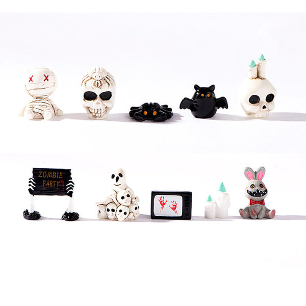 Halloween-koristehahmo Miniatyyri Piirretty Muumio Kallo Mikro La A8 onesize A8 onesize
