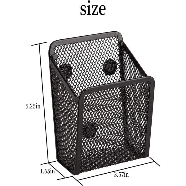 2-pack magneettinen kynäteline, mesh-kynäteline Magneettinen riippuva Sto